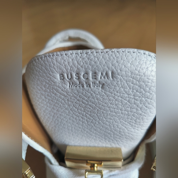 Buscemi wedge sneakers white leather eu 39/us 8.5 - Picture 11 of 12